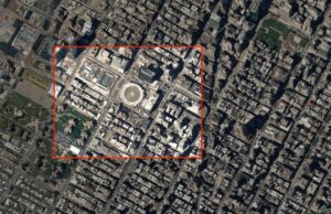 FBI está comprando dados de localização para rastrear cidadãos dos EUA, confirma diretor A location geofence over New York City, representing a geofence warrant.