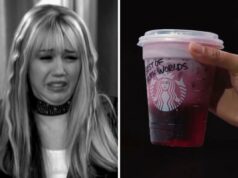 Falha no sabor da bebida Hannah Montana da Starbucks leva os fãs ao frenesi furioso: “Nós ESQUECEMOS no programa que ela odeia framboesa” Falha no sabor da bebida Hannah Montana da Starbucks leva os fãs ao frenesi furioso: “Nós ESQUECEMOS no programa que ela odeia framboesa”