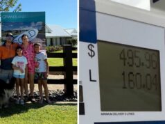 Família que viajava foi surpreendida por tanque de combustível de US$ 500 Família Walsh viajando pela Austrália