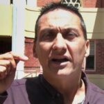 Arte para a página inicial do Nine.com.au de Dezi Freeman, que teria sido morto a tiros no nordeste de Victoria.