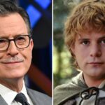 O SENHOR DOS ANÉIS: DUAS TORRES, Diretor Peter Jackson, Orlando Bloom no set, 2002, (c) New Line/cortesia da Everett Collection