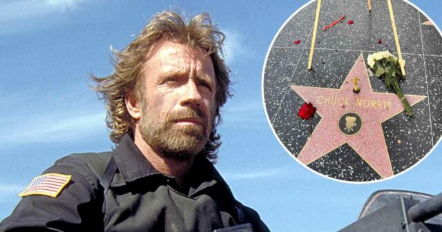 Fãs de Chuck Norris prestam homenagem à estrela da Calçada da Fama de Hollywood após sua morte