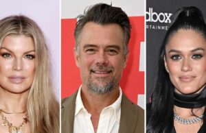 Fergie reage às notícias sobre gravidez do ex-marido Josh Duhamel e Audra Mari Fergie reage à gravidez do ex-marido Josh Duhamel e Audra Mari
