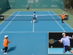 Filho da lenda do tênis é pego no caos do ataque aéreo nos Emirados Árabes Unidos enquanto os jogadores fogem de uma explosão terrível Filho da lenda do tênis é pego no caos do ataque aéreo nos Emirados Árabes Unidos enquanto os jogadores fogem de uma explosão terrível