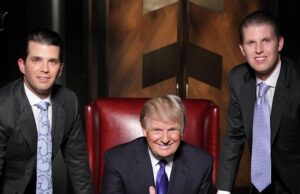 Filhos de Trump querem fazer motza enquanto drones reescrevem as regras da guerra Donald Trump Jr e Eric Trump antes de seu pai, o presidente Donald Trump, proferir o Estado da União em 24 de fevereiro.