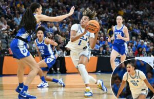 Final Four feminina da UCLA rumo após rali para grande vitória sobre Duke Final Four feminina da UCLA rumo após rali para grande vitória sobre Duke