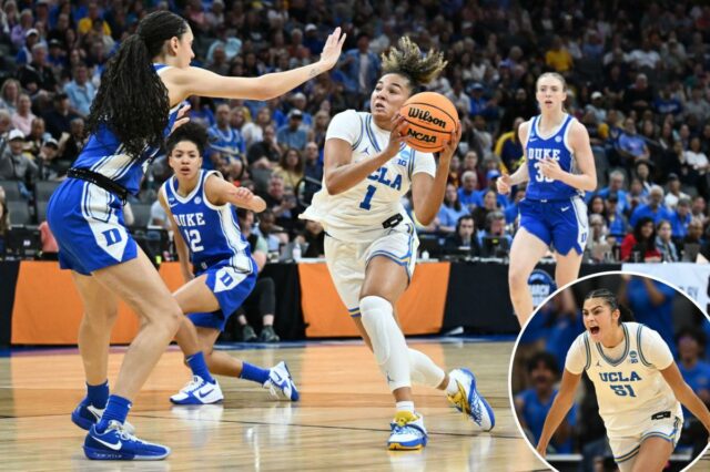 Final Four feminina da UCLA rumo após rali para grande vitória sobre Duke
