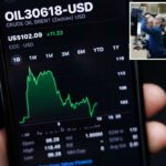 Traders no pregão da Bolsa de Valores de Nova York reagindo à volatilidade do mercado.