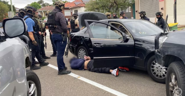 A polícia diz que interceptou um 