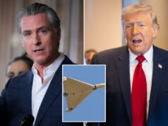 Gavin Newsom chama a ameaça de ataques de drones no Irã de ‘crítica’ – mas atribui a culpa ao presidente Trump Gavin Newsom chama a ameaça de ataques de drones no Irã de 'crítica' - mas atribui a culpa ao presidente Trump