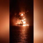 Grandes incêndios em dois petroleiros após ataque em águas iraquianas