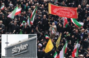 Grupo de hackers ligado ao Irã lança ataque cibernético debilitante contra empresa médica dos EUA O logotipo da Stryker Corporation é visto em um prédio em Varsóvia, na Polônia.