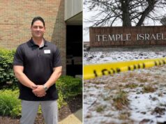 Guarda de segurança ferido em atropelamento de carro na sinagoga de Michigan é identificado como policial de longa data Danny Phillips, diretor de segurança do Temple Israel.