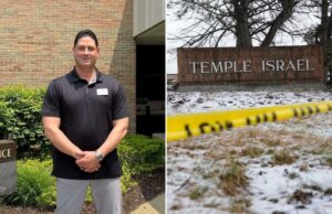 Guarda de segurança ferido em atropelamento de carro na sinagoga de Michigan é identificado como policial de longa data Danny Phillips, diretor de segurança do Temple Israel.
