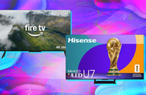 Há anos acompanho os preços da TV – as melhores ofertas de TV da Amazon Spring Sale são da Hisense e TCL TV Hisense com protetor de tela de penas coloridas