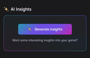 Hard Rock Bet adiciona AI Insights para personalizar a experiência de apostas esportivas Interface do recurso AI Insights no aplicativo Hard Rock Bet mostrando o botão de geração de insights para análise personalizada de apostas esportivas