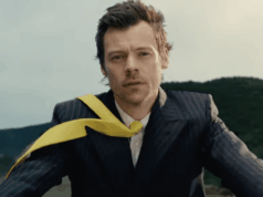 Harry Styles faz acrobacias no set do videoclipe de ‘American Girls’ Harry Styles faz acrobacias no set do videoclipe de 'American Girls'