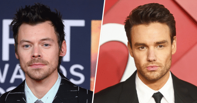 Os artistas Harry Styles (L) e Liam Payne do One Direction se apresentam no palco durante o Jingle Ball 2015 da 102.7 KIIS FM, apresentado pela Capital One no STAPLES CENTER em 4 de dezembro de 2015 em Los Angeles, Califórnia. 