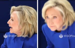 Hillary Clinton sai furiosa do depoimento de Epstein após vazamento de fotos, veja o vídeo 030226_hillary_clinton_storms_out_kal