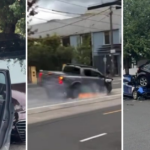 Homem acusado após ute ser filmado gritando na rua de Melbourne