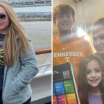 Monika Rubacha e seus filhos