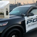 Viatura do Departamento de Polícia de Azusa.