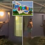 Hóspede bêbado da Disney é preso após bater na porta errada do hotel em um colapso viral: vídeo