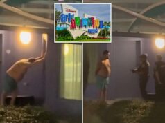 Hóspede bêbado da Disney é preso após bater na porta errada do hotel em um colapso viral: vídeo Hóspede bêbado da Disney é preso após bater na porta errada do hotel em um colapso viral: vídeo
