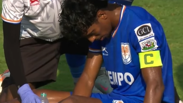 IFL 2025-26: Capitão do Dempo, Ariston Costa, maca e levado ao hospital após confronto com jogador do Real Kashmir
