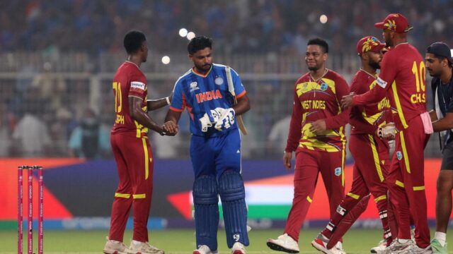 IND vs WI: Índia completa a terceira maior perseguição conjunta na história da Copa do Mundo T20
