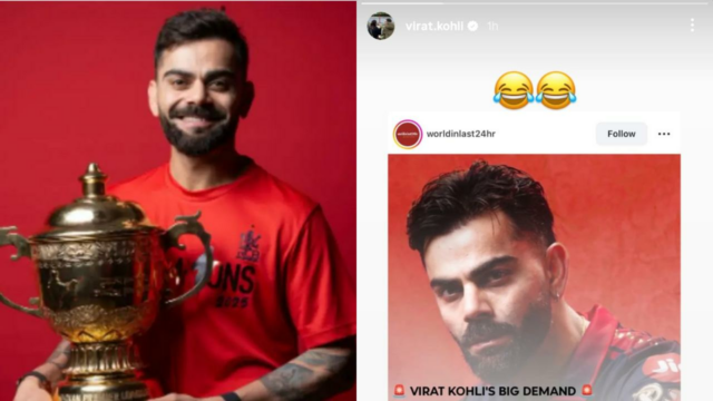 IPL 2026: Kohli reage aos relatórios de ‘voos fretados para Londres’ antes da temporada
