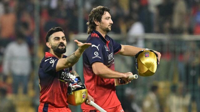 IPL 2026: RCB completa mais de 200 perseguições na história IPL 2026: RCB completa mais de 200 perseguições na história do IPL contra SRH