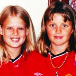 Holly Wells (à esquerda) e sua melhor amiga, Jessica Chapman, ambas de 10 anos, que desapareceram de Soham, Cambridgeshire, em 2002.