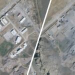 Imagens chocantes de antes e depois de satélite mostram danos de ataque aéreo no Irã