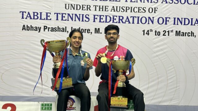Indian Sports Wrap, 21 de março: Manav e Yashaswini conquistam as primeiras coroas nacionais do TT
