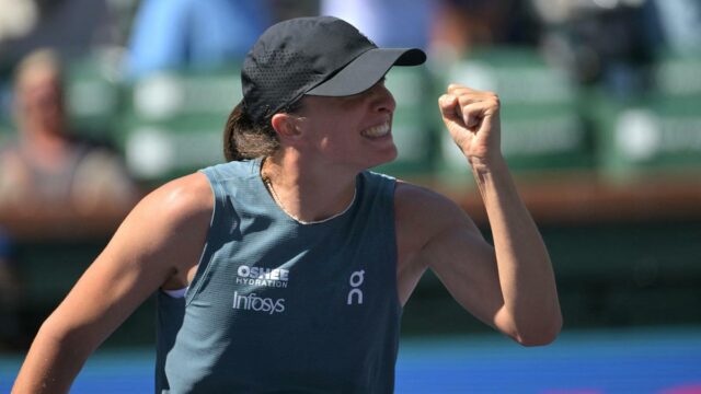 Indian Wells 2026: Iga Swiatek derrota Karolina Muchova para chegar às quartas de final
