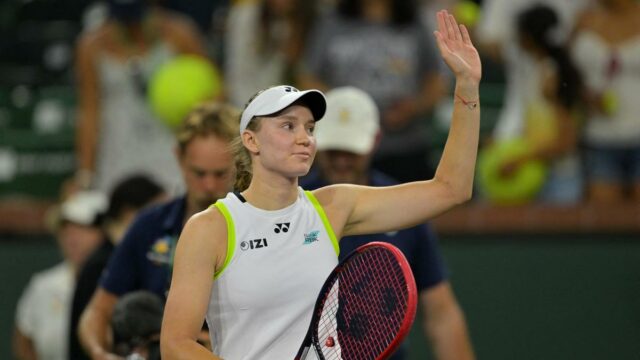 Indian Wells 2026: Rybakina vence Svitolina para marcar o confronto final contra Sabalenka
