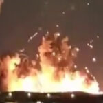 Intensos ataques EUA-Israelenses na cidade iraniana de Isfahan causam coluna de fogo