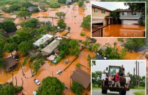 Inundações repentinas no Havaí causam estragos enquanto barragem de 120 anos ameaça romper, 230 pessoas são resgatadas Inundações repentinas no Havaí causam estragos enquanto barragem de 120 anos ameaça romper, 230 pessoas são resgatadas