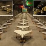 Irã compartilha visão rara de dentro de bunker subterrâneo cheio de frota de drones