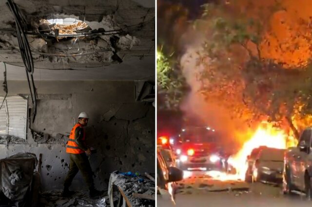 Irã lança onda de ataques contra Israel ‘em retaliação’ pelo assassinato do chefe de segurança
