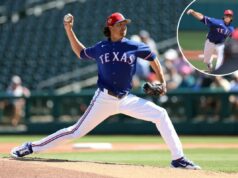 Jacob deGrom arranhou desde a primeira partida do Rangers no início da preocupação O arremessador Jacob deGrom nº 48 do Texas Rangers lança contra o Time Brasil durante o primeiro turno de um jogo de exibição do World Baseball Classic no Surprise Stadium em 04 de março de 2026 em Surprise, Arizona.