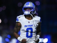 Jahmyr Gibbs tem forte reação à negociação de David Montgomery do Lions Detroit Lions running back Jahmyr Gibbs against Dallas Cowboys