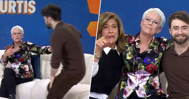 Jamie Lee Curtis se reúne com Daniel Radcliffe 25 anos depois de interpretar sua mãe em um filme
