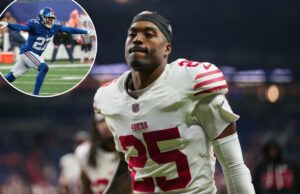 Jason Pinnock retorna para uma versão muito diferente dos Giants com um contrato de um ano Jason Pinnock #25 do San Francisco 49ers sai de campo após um jogo de futebol americano da NFL contra o Indianapolis Colts