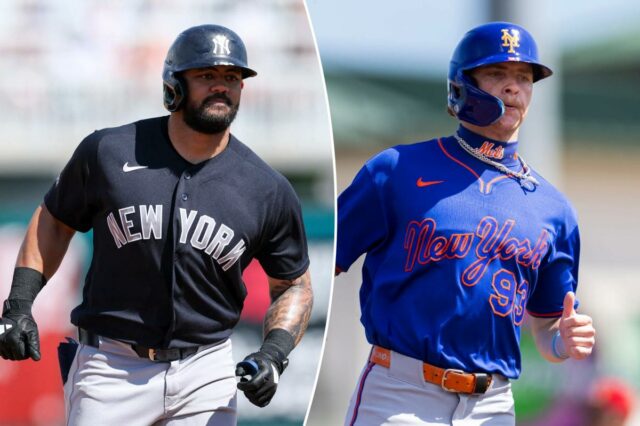 Jasson Domínguez, do Yankees, e Carson Benge, do Mets, poderiam Jasson Domínguez, do Yankees, e Carson Benge, do Mets, poderiam estar em arcos semelhantes – eles não estão