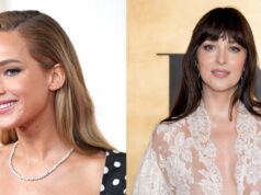 Jennifer Lawrence e Dakota Johnson não conseguem parar de usar estilos com estampas de animais trajes de banho