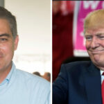 Jim Acosta ri da placa de manifestação 'No Kings' fazendo referência à morte de Trump no cargo