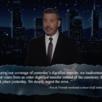 Jimmy Kimmel critica a Fox News pela resposta hipócrita à recente aparição de Trump