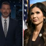 Jimmy Kimmel se regozija com a demissão de Kristi Noem em ‘Live’: “A coisa mais engraçada seria se eles a deportassem para El Salvador”